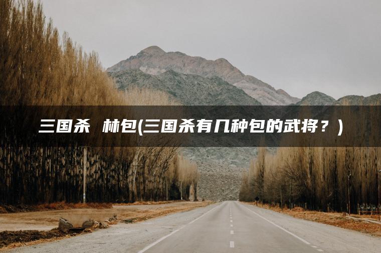 三国杀 林包(三国杀有几种包的武将？)