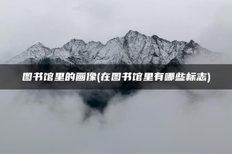 图书馆里的画像(在图书馆里有哪些标志)
