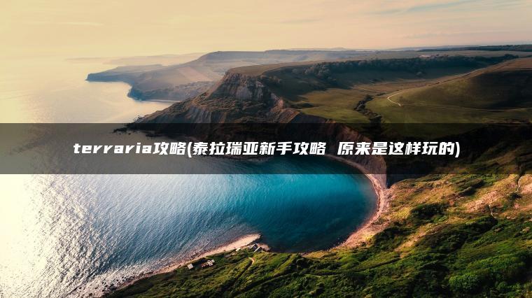 terraria攻略(泰拉瑞亚新手攻略 原来是这样玩的)