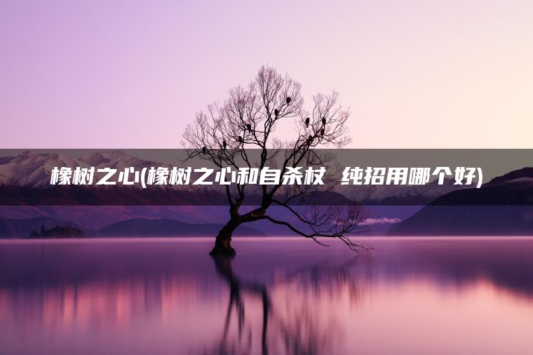 橡树之心(橡树之心和自杀杖 纯招用哪个好)