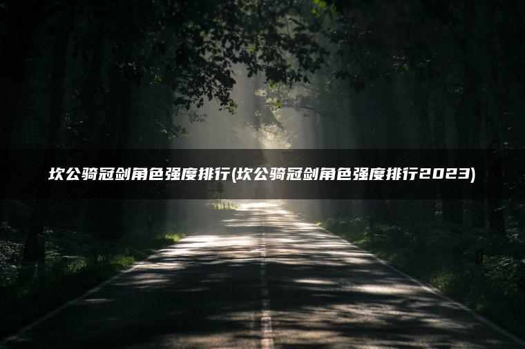 坎公骑冠剑角色强度排行(坎公骑冠剑角色强度排行2023)