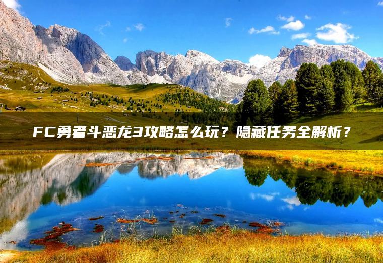 FC勇者斗恶龙3攻略怎么玩？隐藏任务全解析？