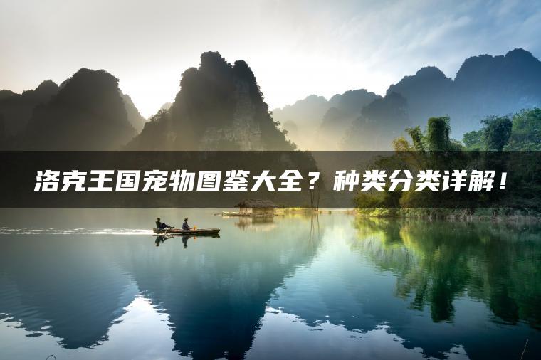 洛克王国宠物图鉴大全？种类分类详解！