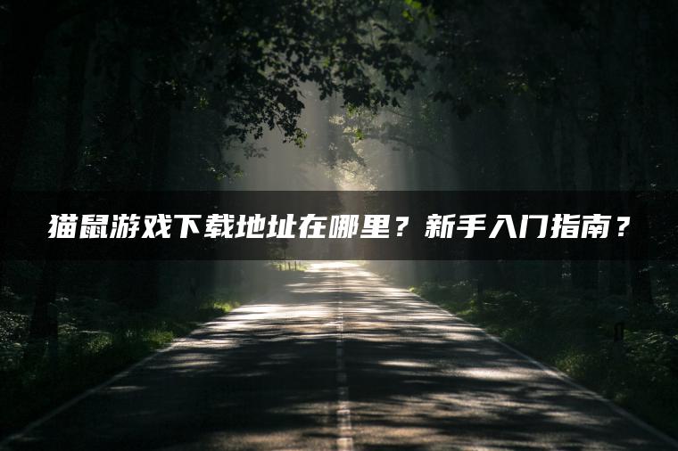 猫鼠游戏下载地址在哪里？新手入门指南？