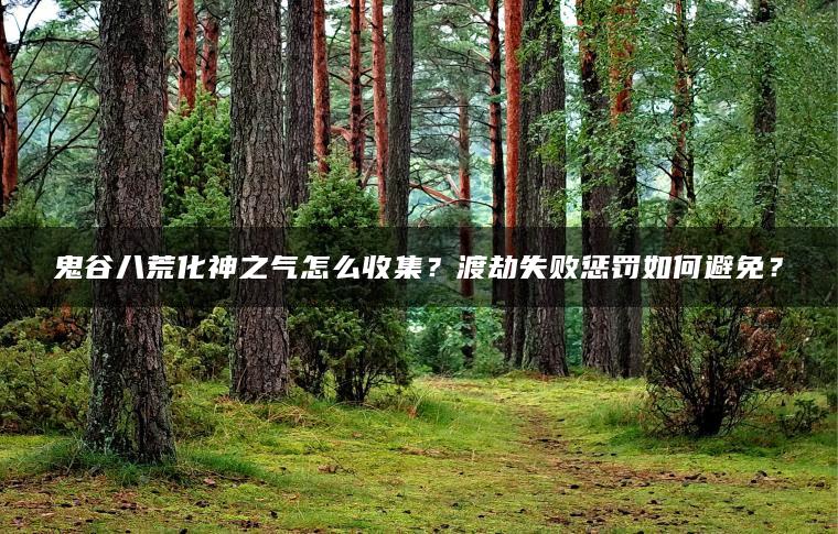 鬼谷八荒化神之气怎么收集？渡劫失败惩罚如何避免？