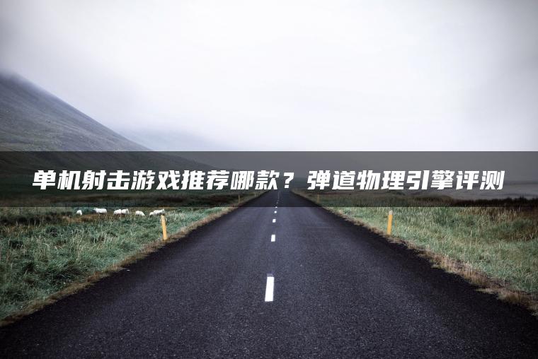 单机射击游戏推荐哪款？弹道物理引擎评测